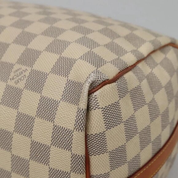 LOUIS VUITTON Damier Azur Speedy Bandouliere 30 Bag 2way N41052 LV Auth 127557 - Picture 10 of 16